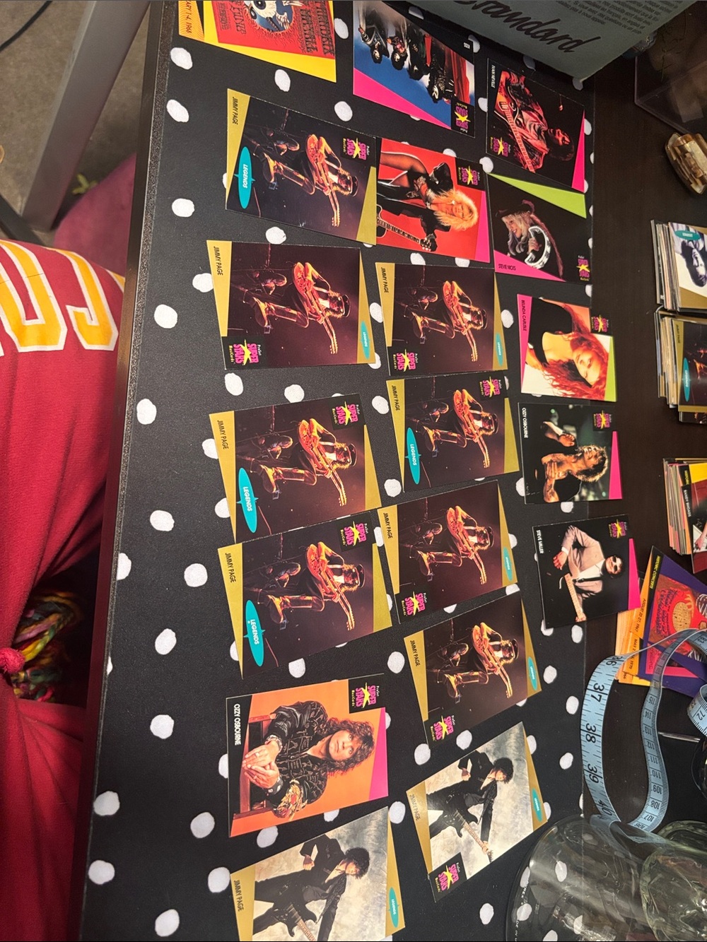 Vintage Rock Music Trading Cards - Multicolor Set